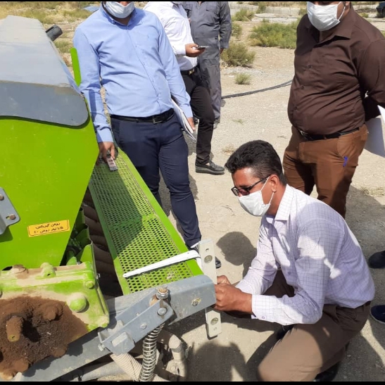 تنظیم خطی کار در محل توسط کارشناس فنی